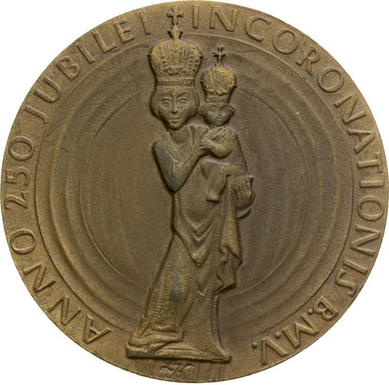 Medaila - 250. výr. korunovácie Matky Božej