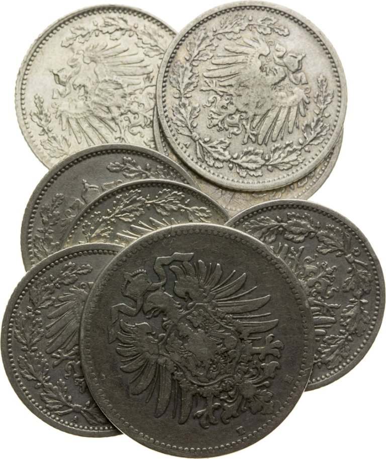 Lot of silver coins (8pcs)