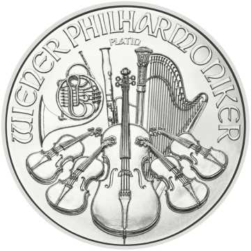 Investment Platinum Philharmoniker - 1 ounce - front