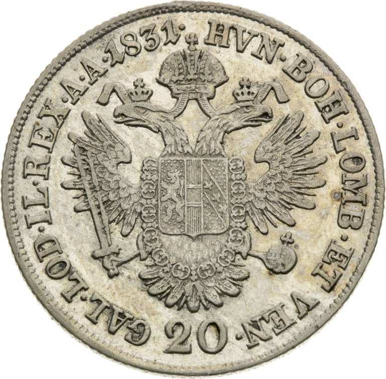 20 Krejcar 1831 A
