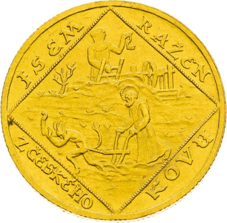 2 Dukátová medaile 1928 - Jsem Ražen z Českého Kovu