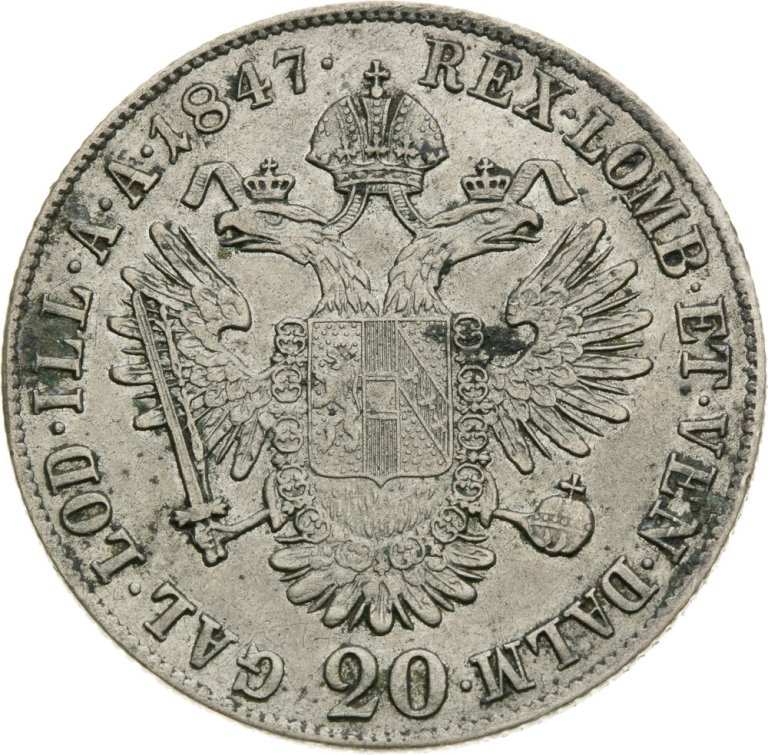 20 Kreutzer 1847 C