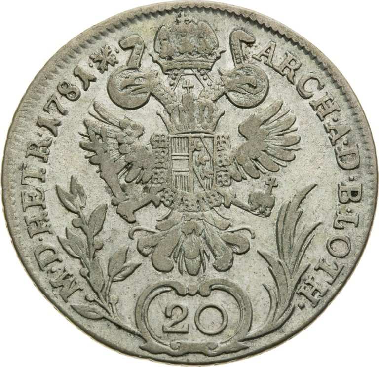 20 Krejcar 1781 B