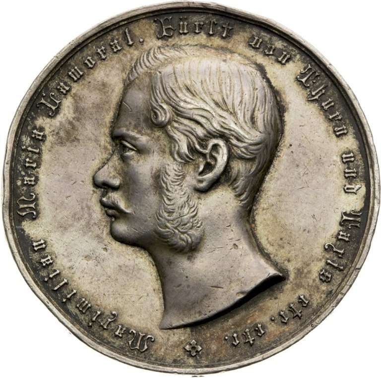 Stříbrná medaile 1883 - Maximilian Maria Furst