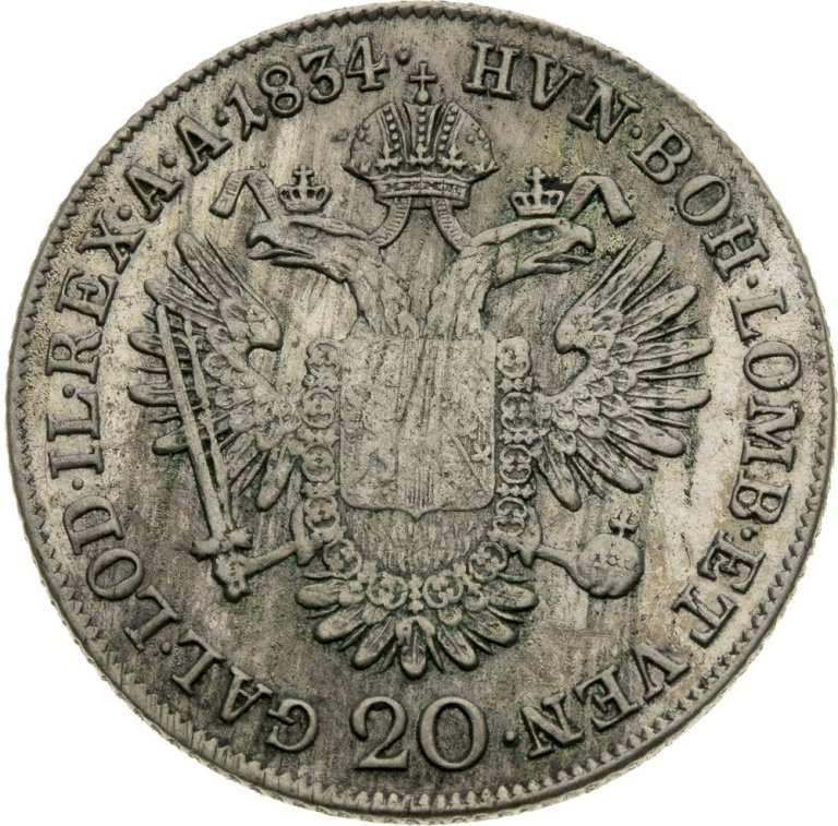 20 Kreutzer 1834 C