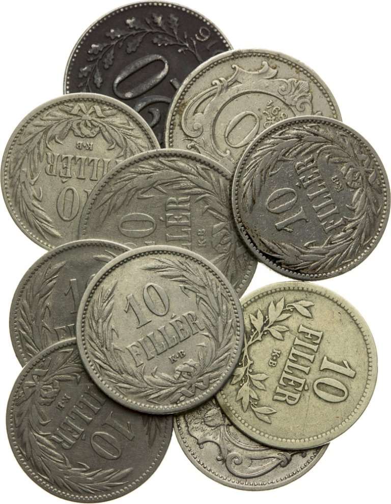 Lot 10ks mincí