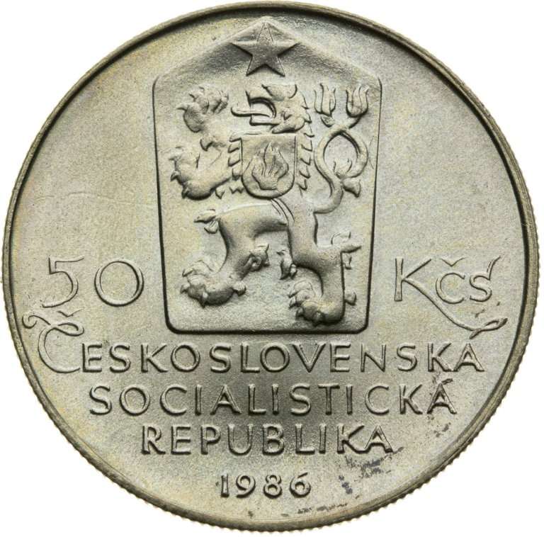 50 Koruna 1986 - Telč
