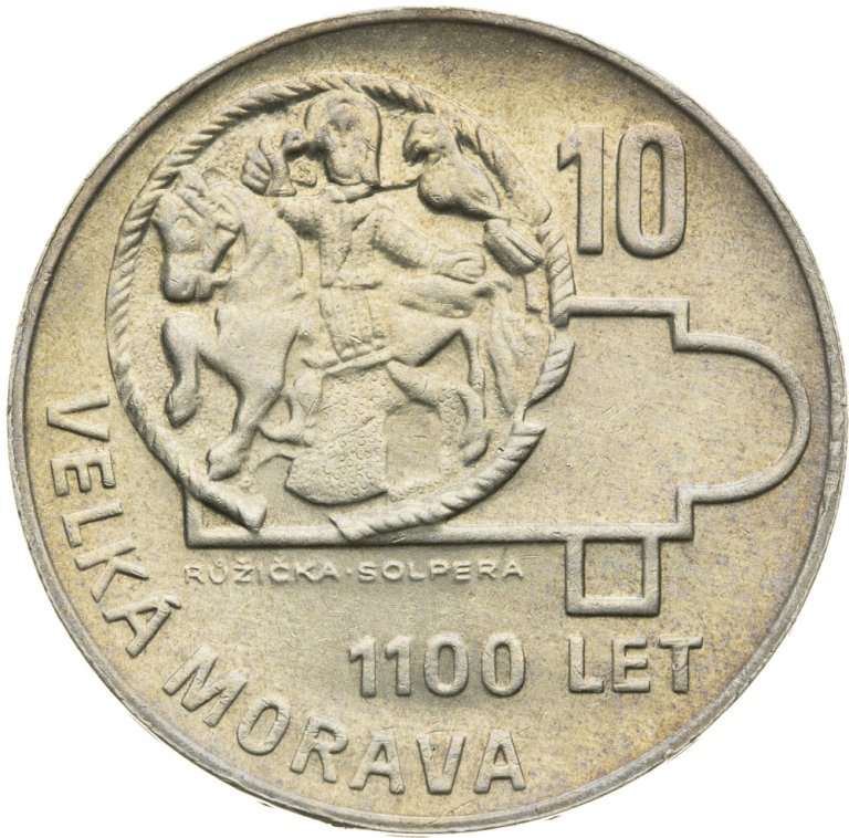 10 Kčs 1966 - Veľká Morava