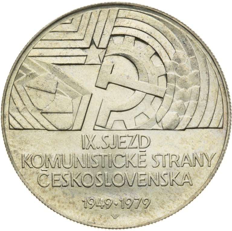 50 Kčs 1979 - IX. sjezd KSČ