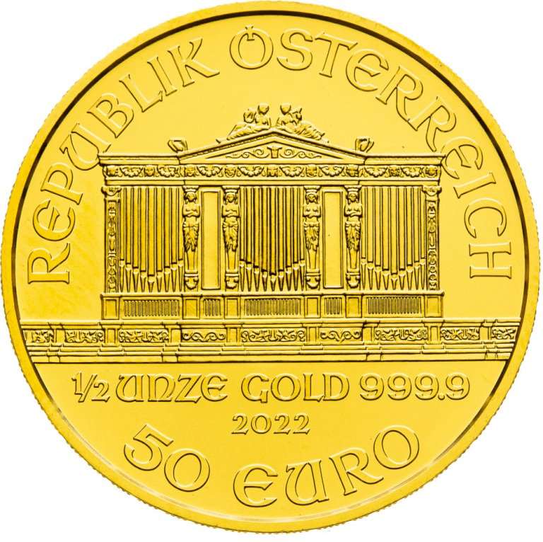 Gold coin Philharmoniker - 1/2 ounce