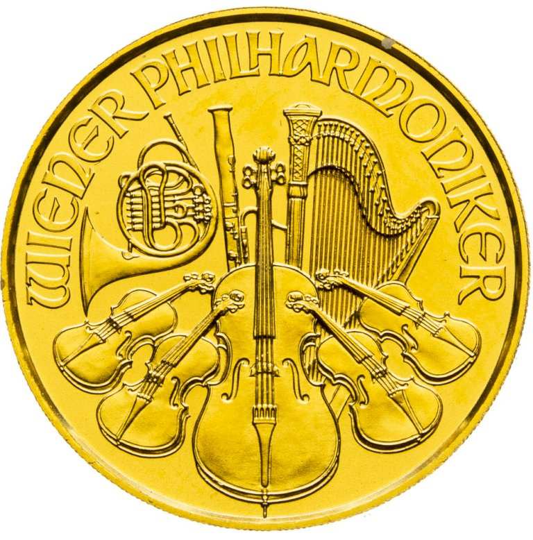 Gold coin Philharmoniker - 1/10 ounce