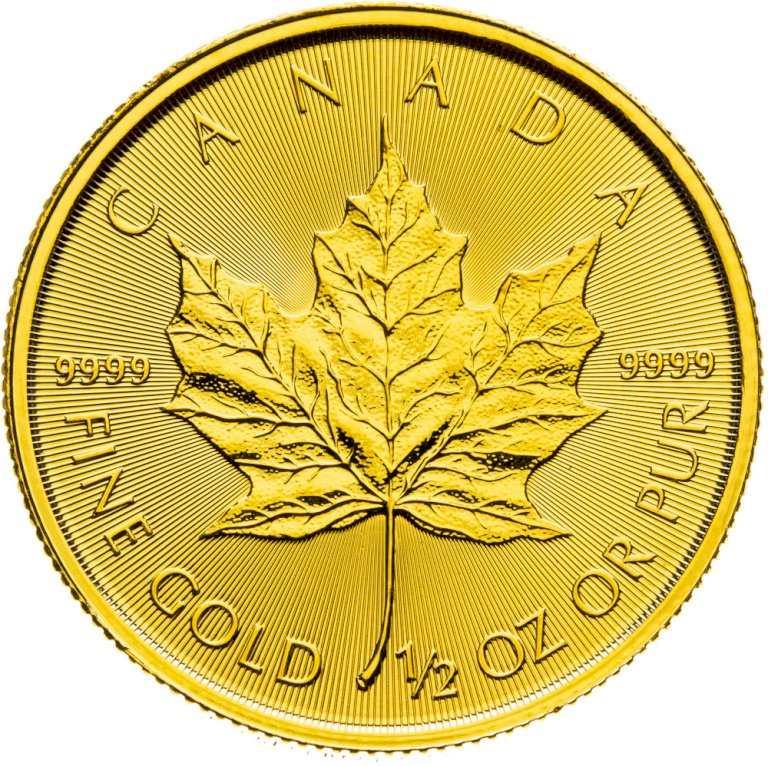 Investičné zlato Maple Leaf - 1/2 unce