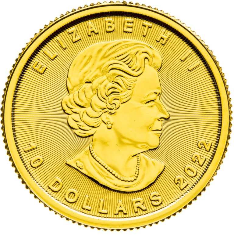 Gold coin Maple Leaf - 1/4 ounce