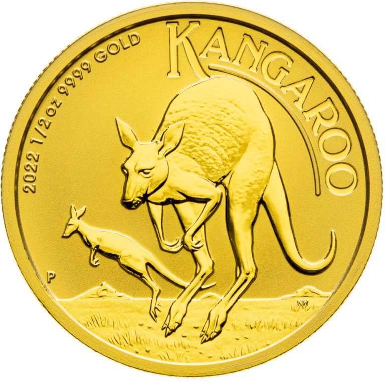 Investiční zlato Kangaroo - 1/2 unce