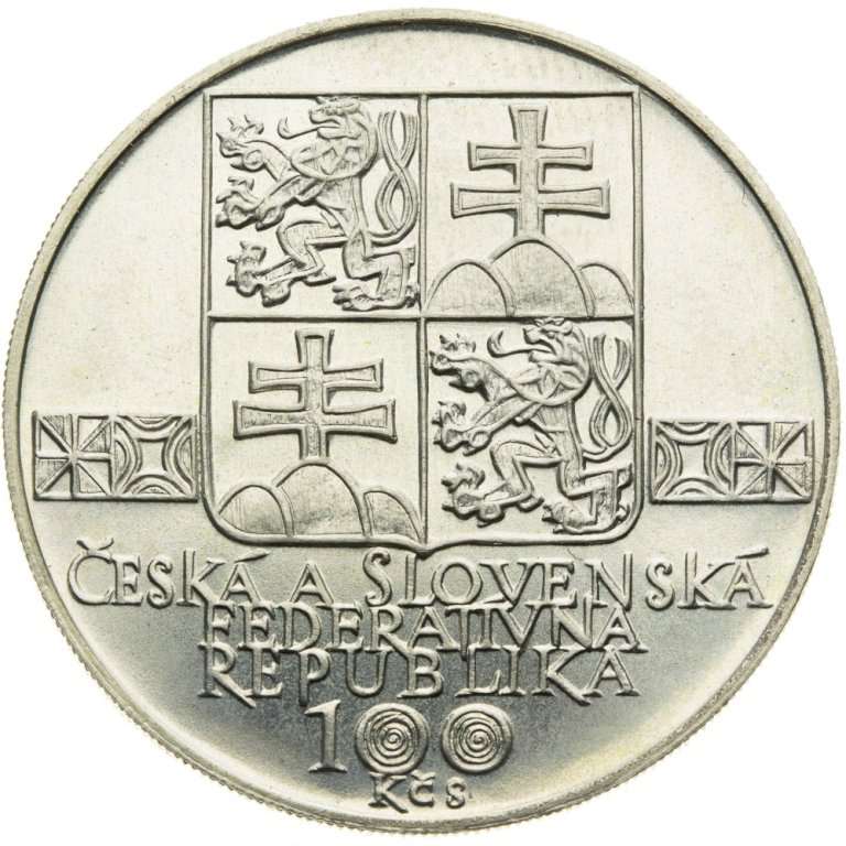 100 Koruna 1993 - Muzeálna slovenská spoločnosť