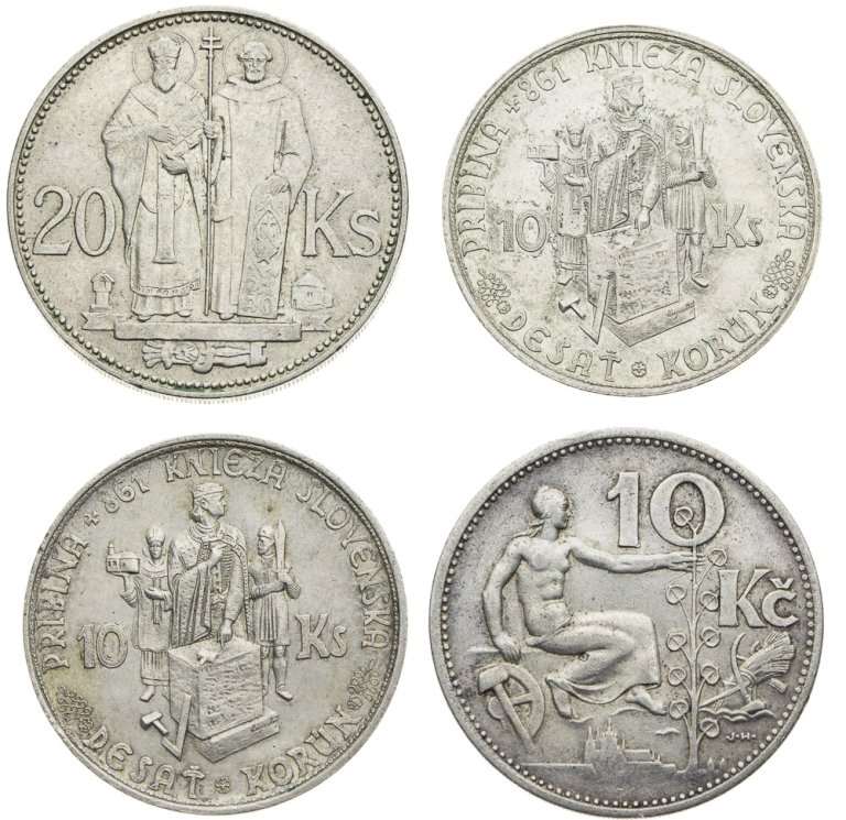 Lot of coins (4pcs)