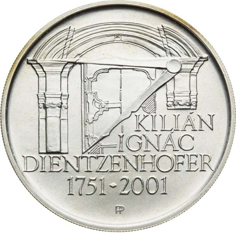 200 Kč 2001 - Kilián Ignác Dientzenhofer