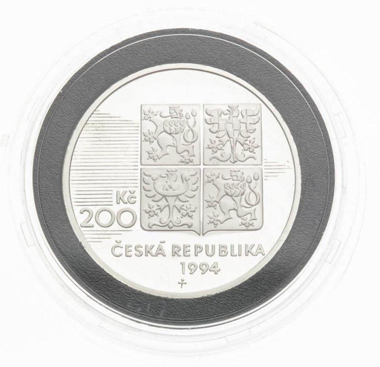 200 Koruna 1994 - 50th anniversary of the Allied landings in Normandy proof