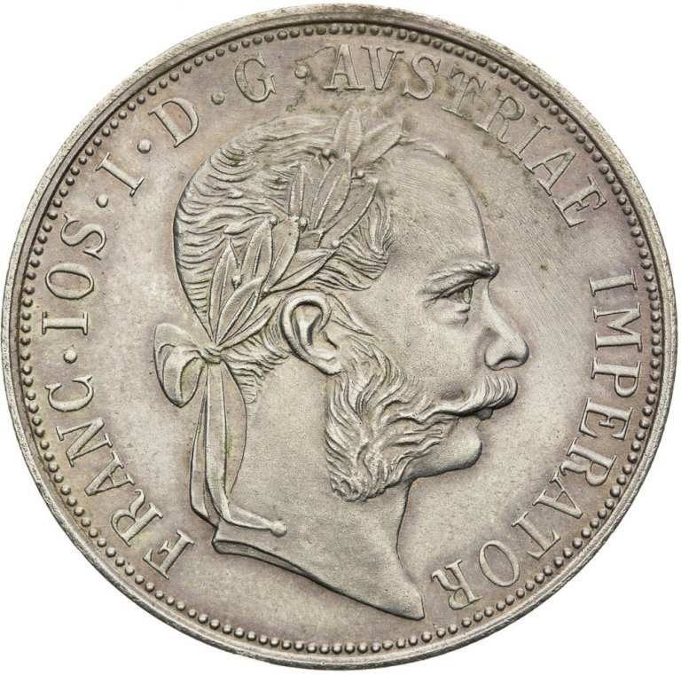 2 Gulden 1877/R1974 Kuttenberg (Replica Kolářský)