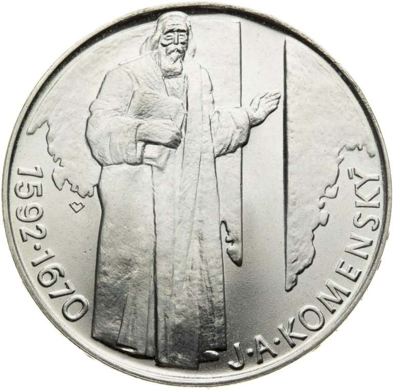 500 Koruna 1992 - J. A. Komenský