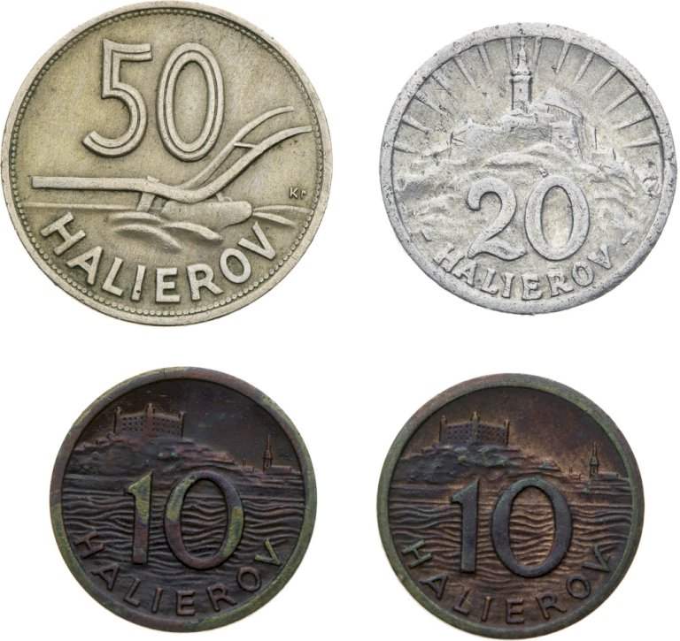 Lot of coins (4pcs)