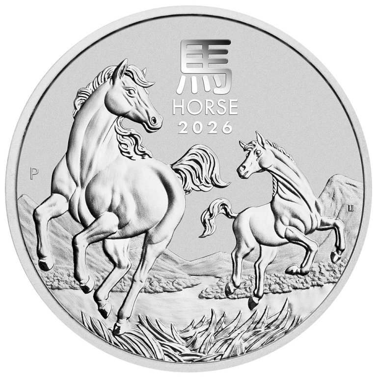 Investment silver Year of the Horse 2026 - 1 ounce - front