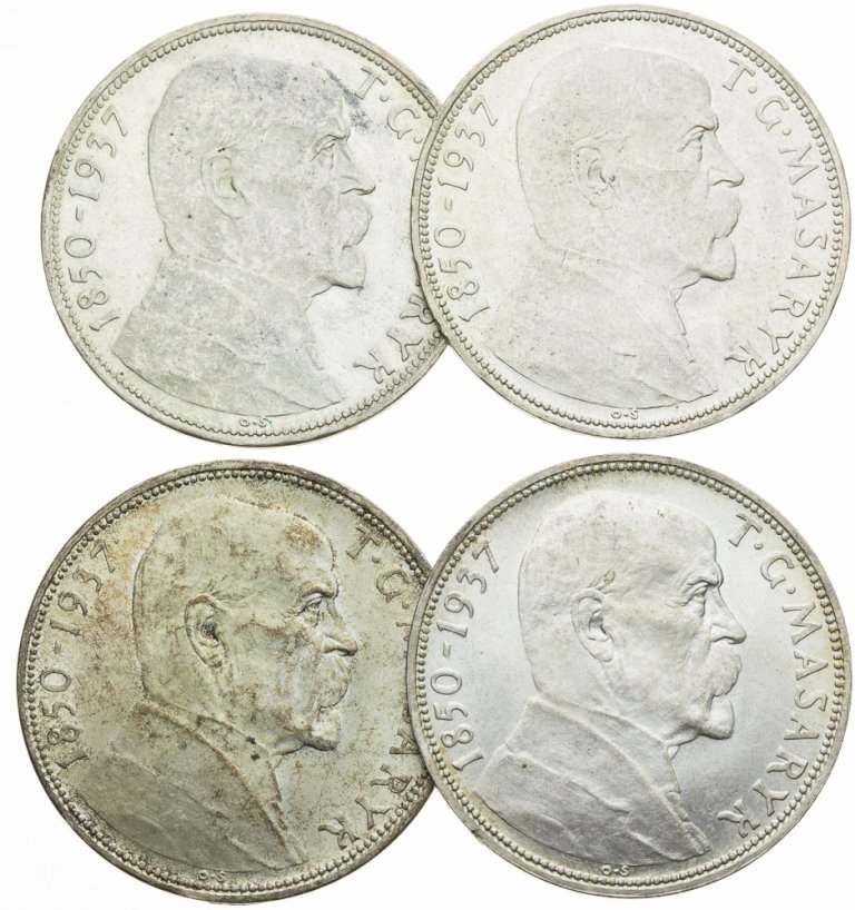 Lot of 20 Koruna coins (4pcs)
