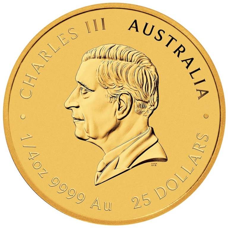 Zlatá minca Rok koňa 2026 Perth Mint 1/4 unce (2)
