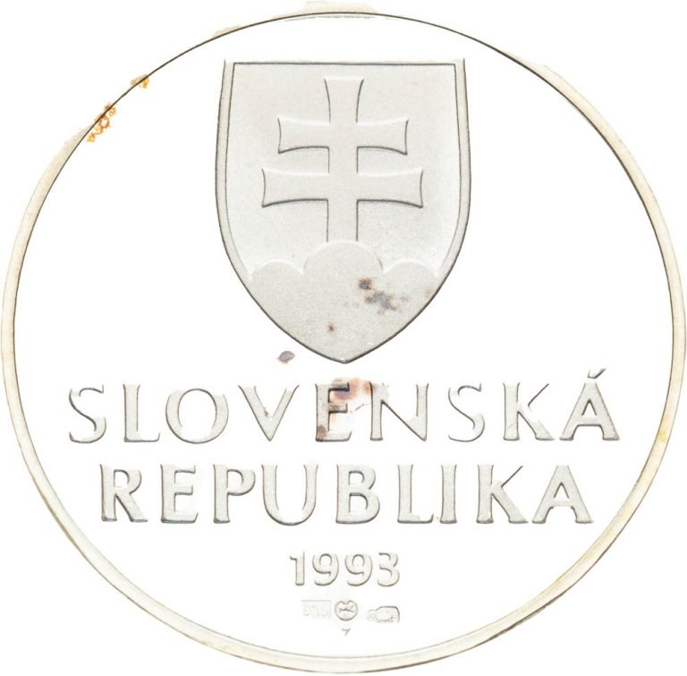 10 Sk 1993 (Strieborná replika), č. 770 (2)