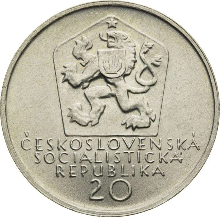 20 Kčs 1972 - Andrej Sládkovič - avers