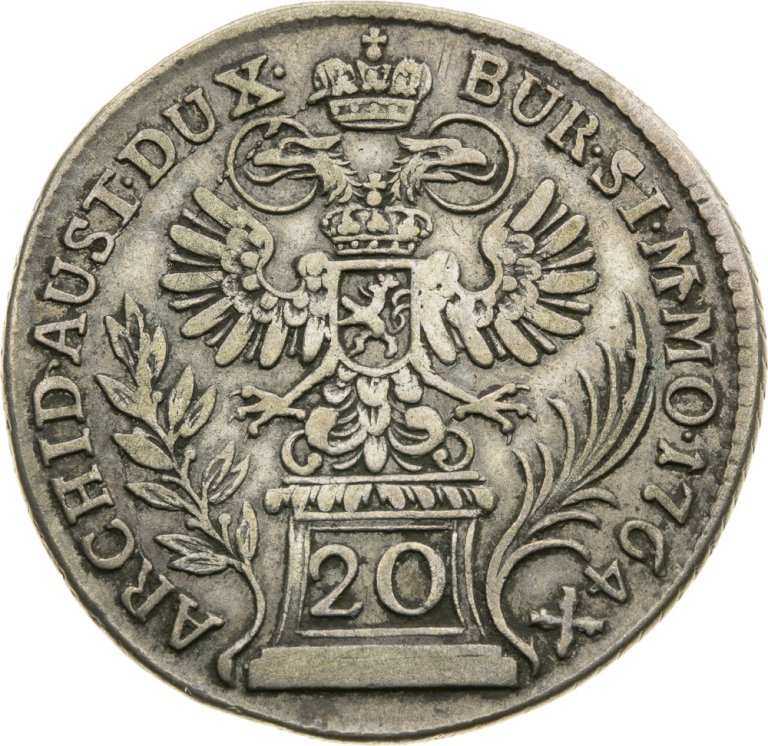 20 Krejcar 1764 (Praha) (2)