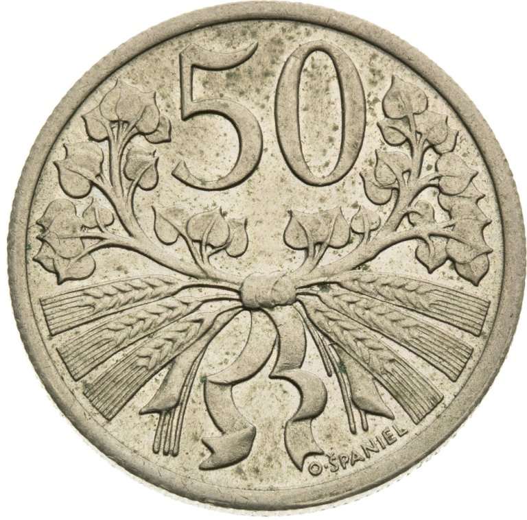 50 Haléř 1931 - avers