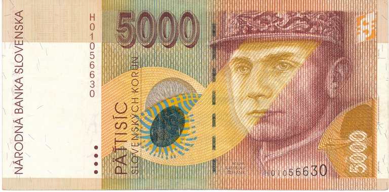 5000 Korun 1995 H - front