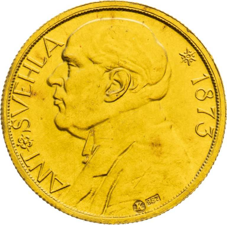 Zlatá medaile 1933 (Dukát - úmrtní) - Švehla