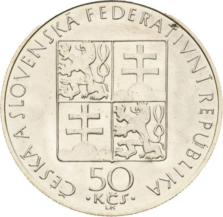50 Koruna 1990 - Anežka Česká