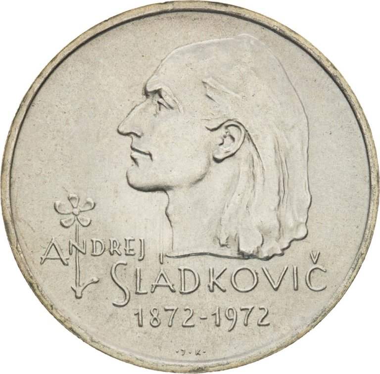 20 Koruna 1972 - Andrej Sládkovič