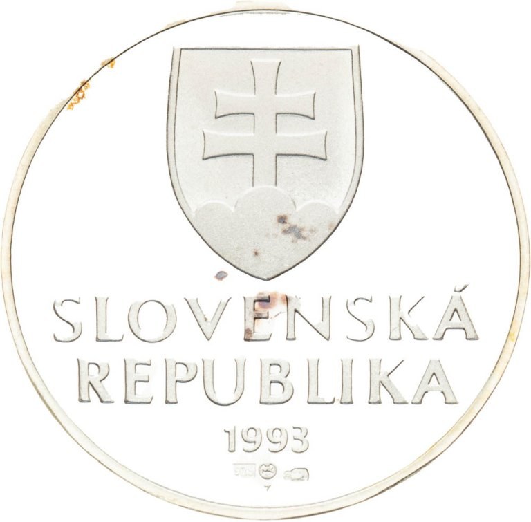 10 Koruna 1993 (Silver replica), no. 770