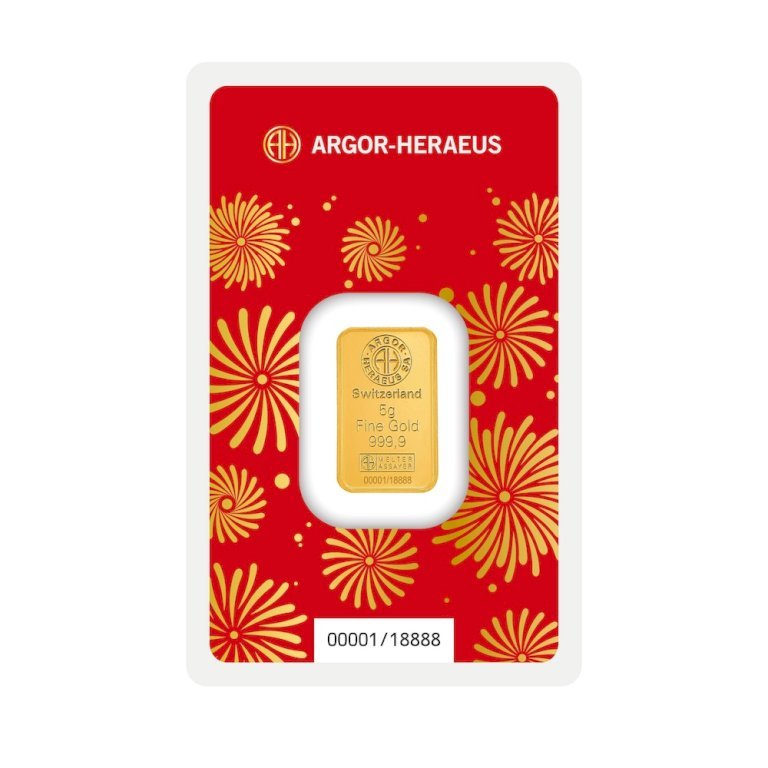 Zlatý slitek Rok koně 2026 Argor-Heraeus 5 g (2)