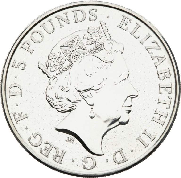 Investiční stříbro Lion of England (2016) - 2 unce (zvláštní úprava DPH)
