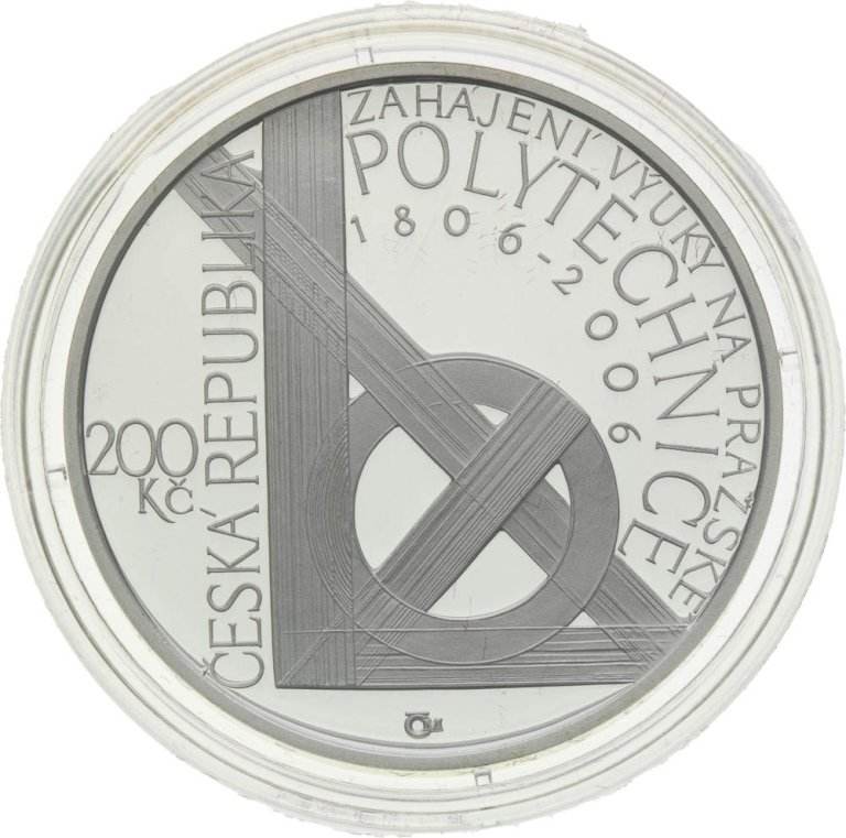 200 Kč 2006 Gerstner - strieborné pamätné mince ČNB (2)