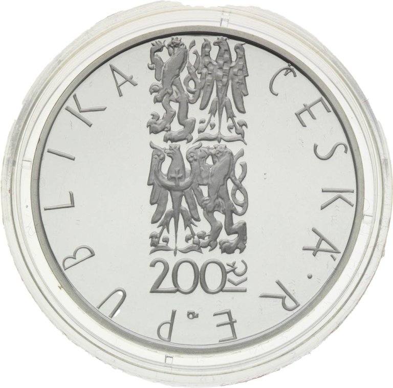 200 Kč 2001 František Škroup - stříbrné pamětní mince ČNB (2)