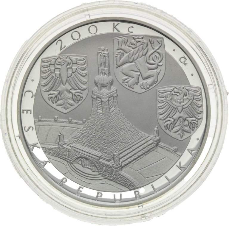 200 Kč 2005 Bitka u Slavkova - strieborné pamätné mince ČNB (2)