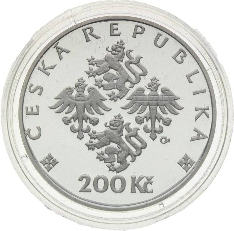 200 Kč 2002 Sv. Zdislava z Lemberka - strieborné pamätné mince ČNB (2)