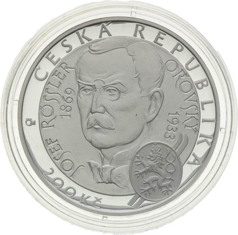 200 Kč 2003 Svaz lyžařů v Čehách - strieborné pamätné mince ČNB (2)