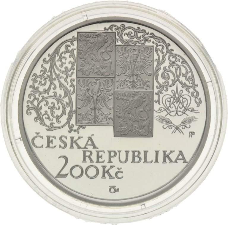 200 Kč 2002 Mikoláš Aleš - stříbrné pamětní mince ČNB (2)