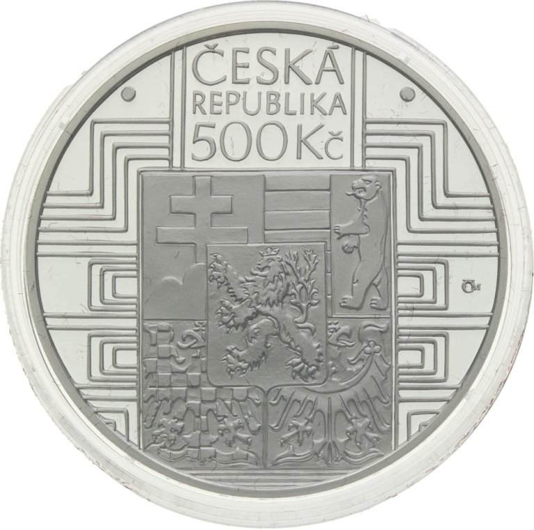 500 Kč 2020 Schválení československé ústavy - stříbrné pamětní mince ČNB (2)