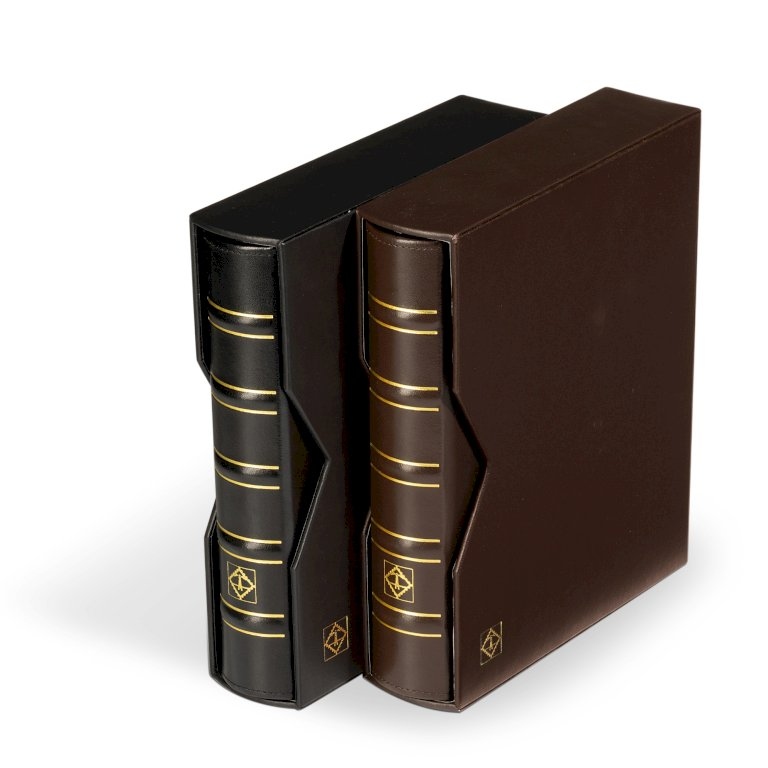 OPTIMA CLASSIC leather ring binder (incl. slipcase)