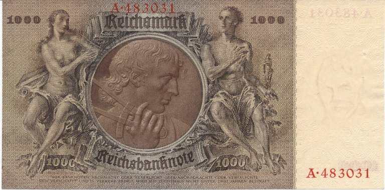 1000 RM 1936 s. A