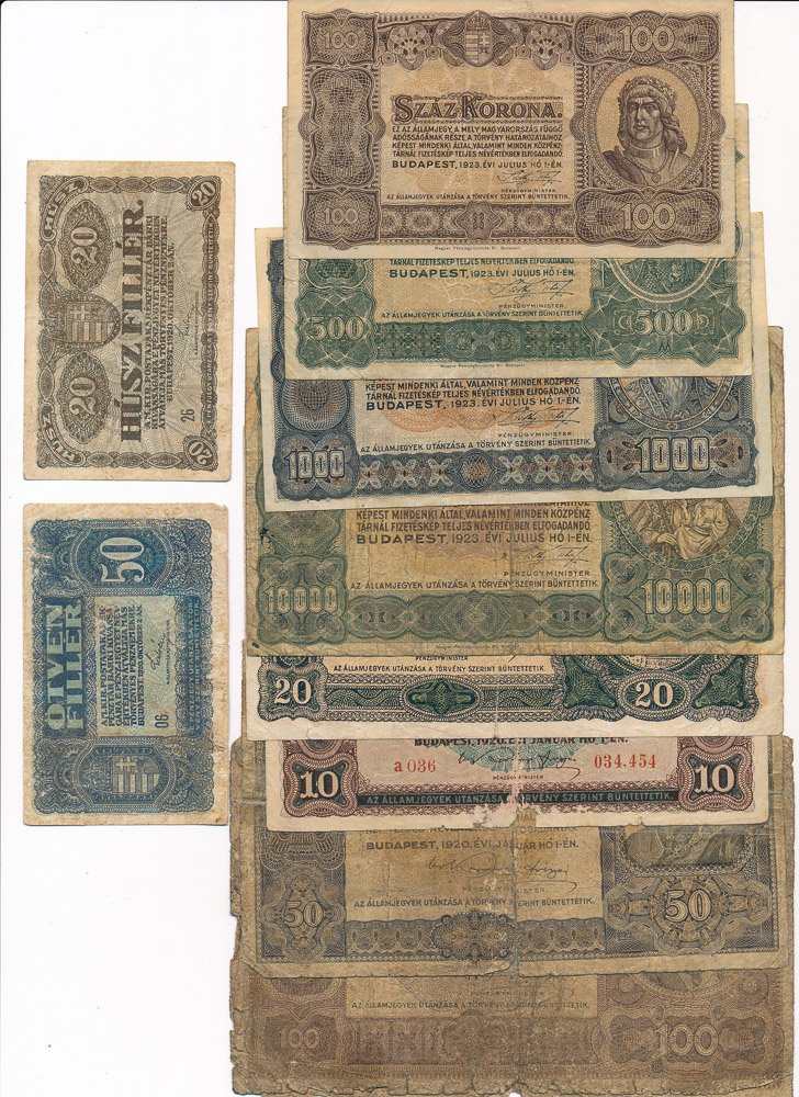 Lot of banknotes (11pcs)