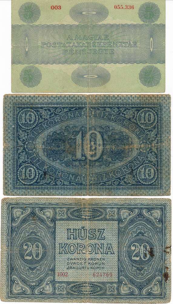 Lot of banknotes (3pcs)
